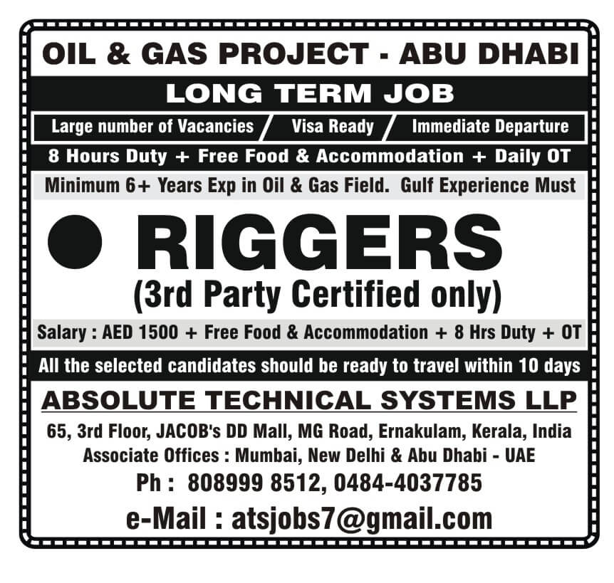 Riggers for Abu Dhabi